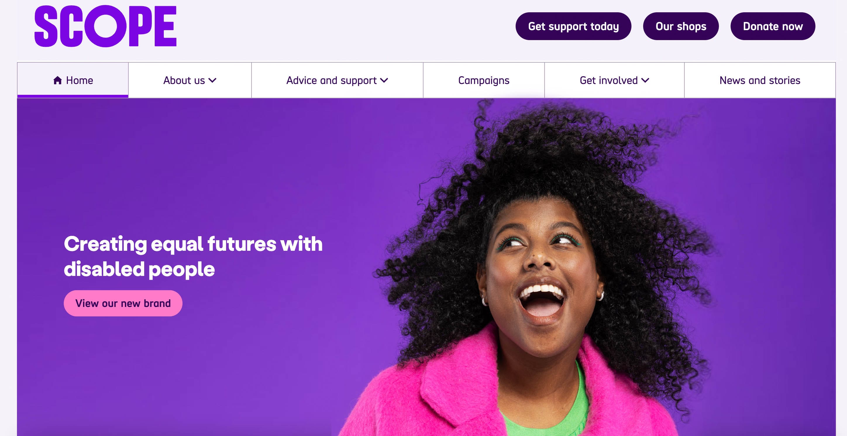 Scope charity campaign